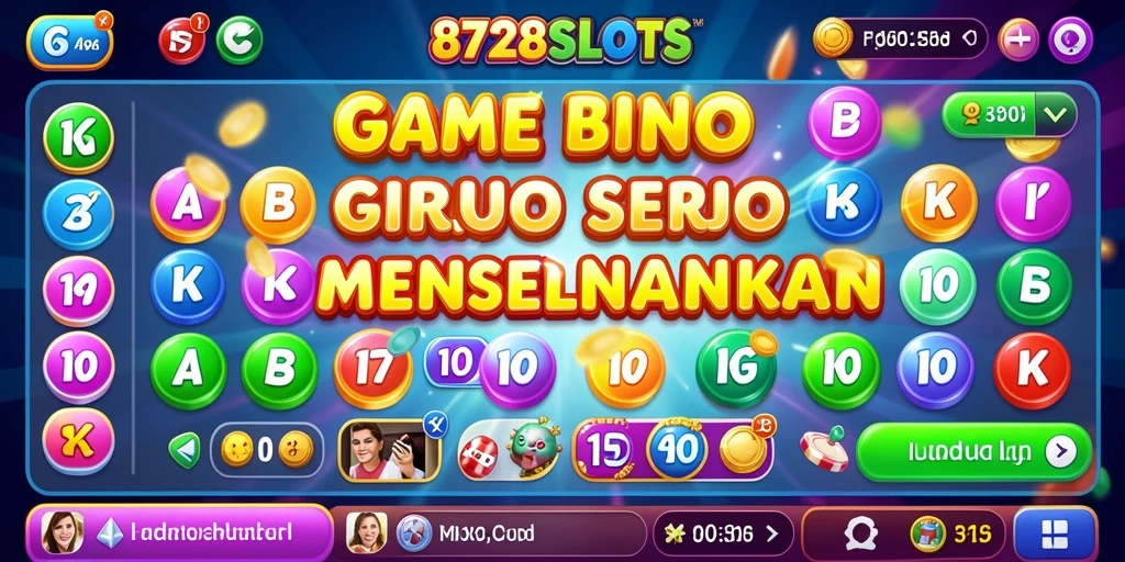 Tampilan gameplay seru di 8728SLOTS saat bermain Bingo.