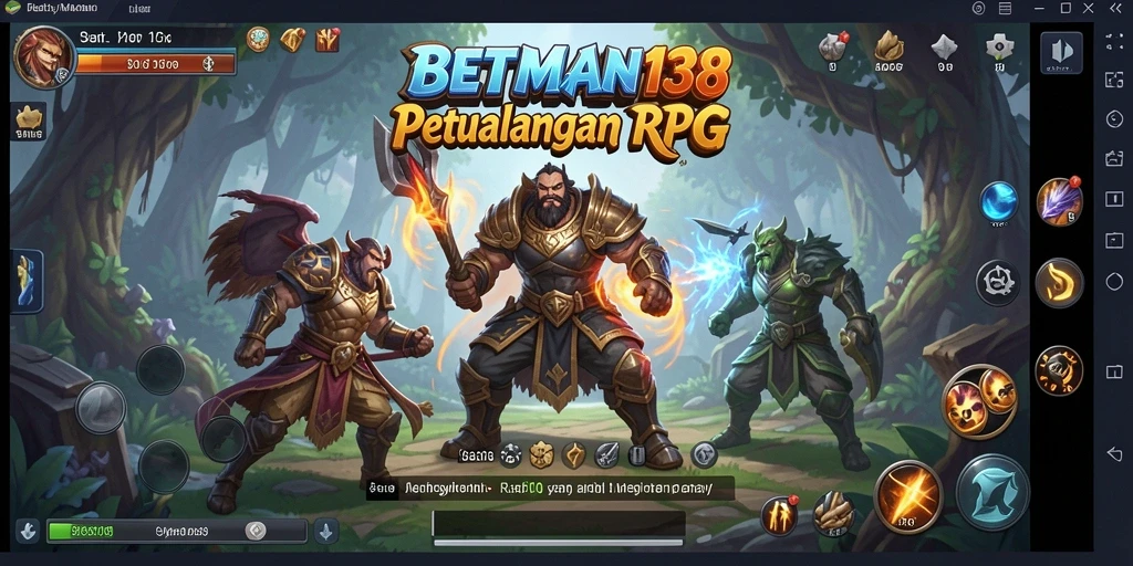 Tampilan gameplay RPG yang mendalam dan menantang di BETMAN138.