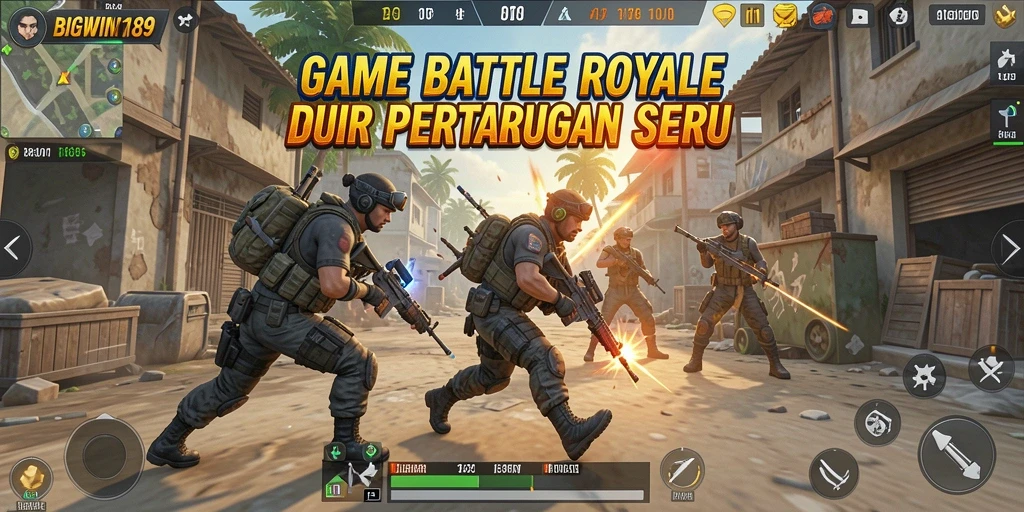 Tangkapan layar dari gameplay seru dalam BIGWIN189 yang menunjukkan pertarungan intens.