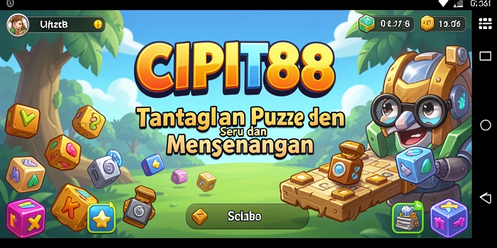 Tangkapan layar permainan CIPIT88 dengan berbagai teka-teki menantang.