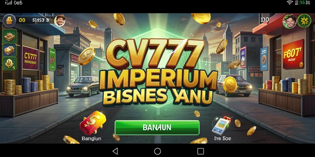 Screenshot gameplay CV777 yang menarik saat membangun bisnis Tycoon.
