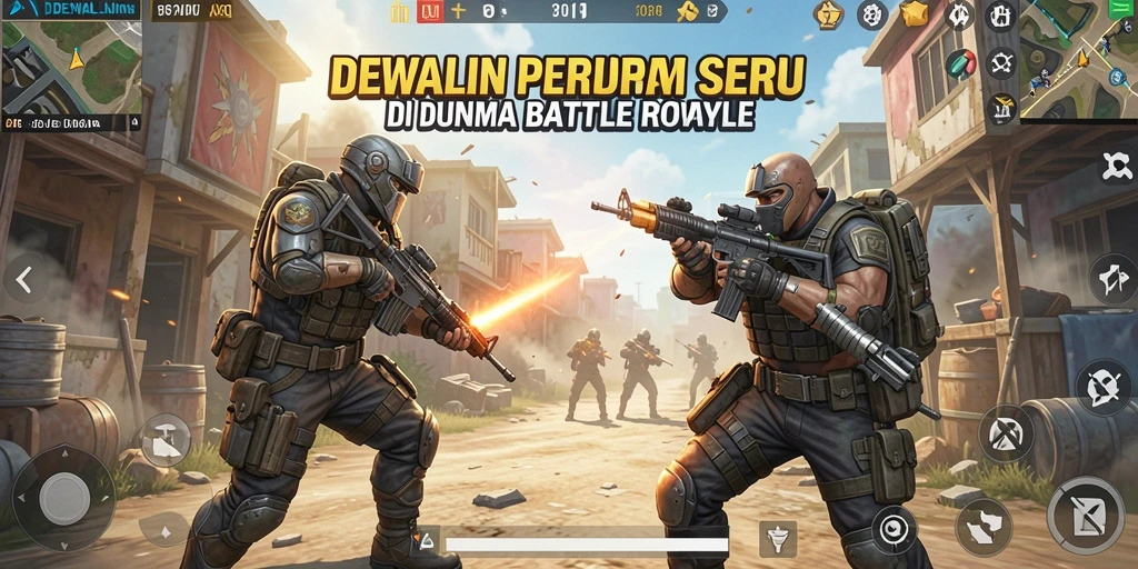 Tampilan mendebarkan pertempuran Battle Royale di DEWALIN.