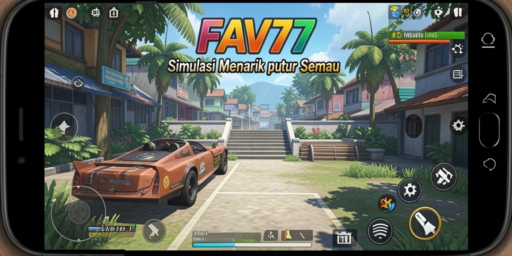Screenshot gameplay FAV77 menunjukkan interaksi karakter yang dinamis.
