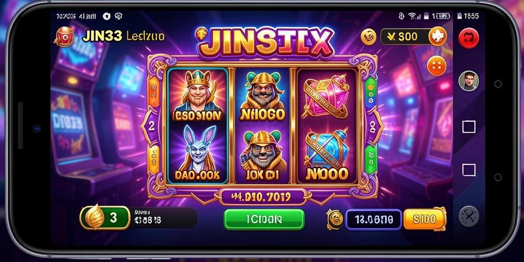 Tampilan gambar gameplay JIN33 yang seru dan penuh warna.