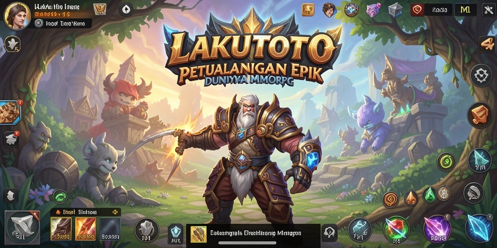 Tampilan gameplay mendebarkan di dunia <strong>LAKUTOTO</strong> yang fantastis.