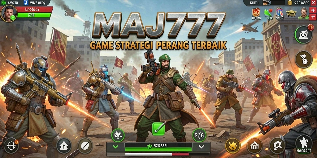 Screenshot tampilan gameplay MAJ777 dengan aksi pertempuran yang seru.