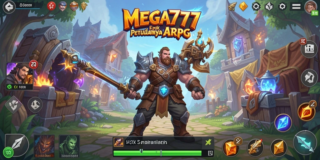 Tampilan gameplay MEGA777 yang mendebarkan dan penuh aksi.