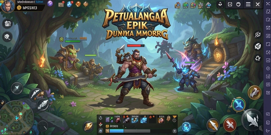 Tampilan gameplay menarik di MPO303 dengan aksi pertarungan yang menegangkan.