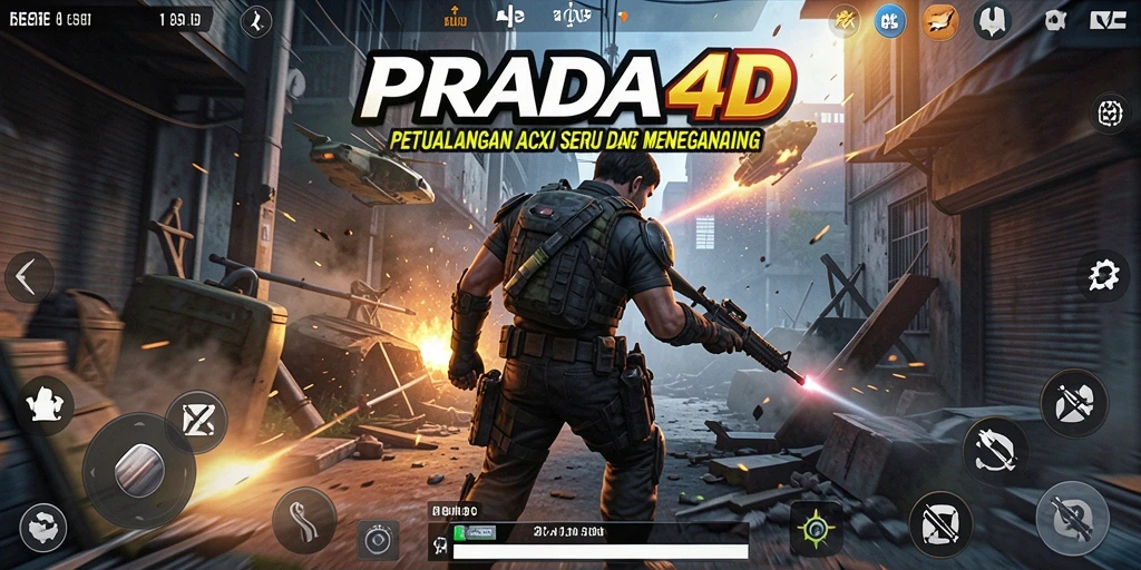 Tangkapan layar utama dari gameplay seru di PRADA4D.