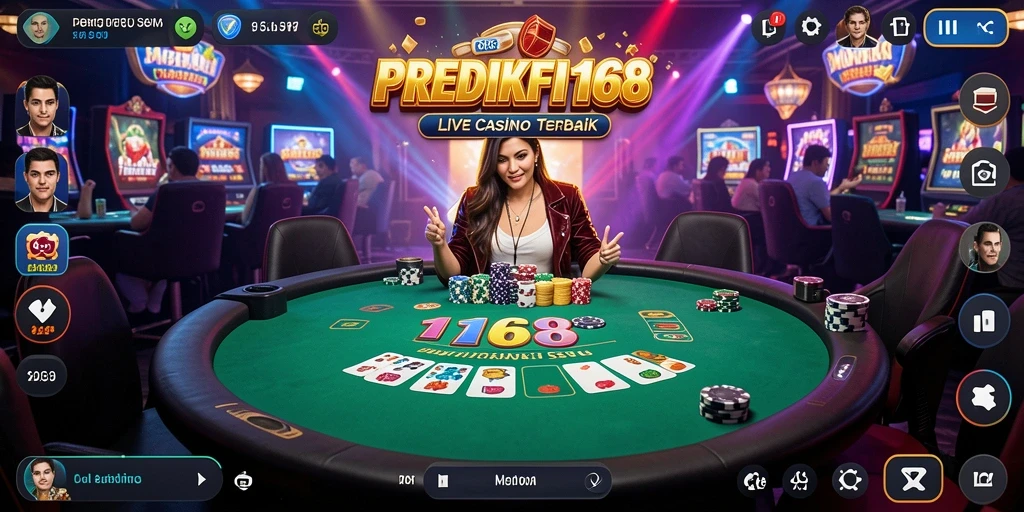 Tampilan gameplay Live Casino yang menarik dan interaktif.
