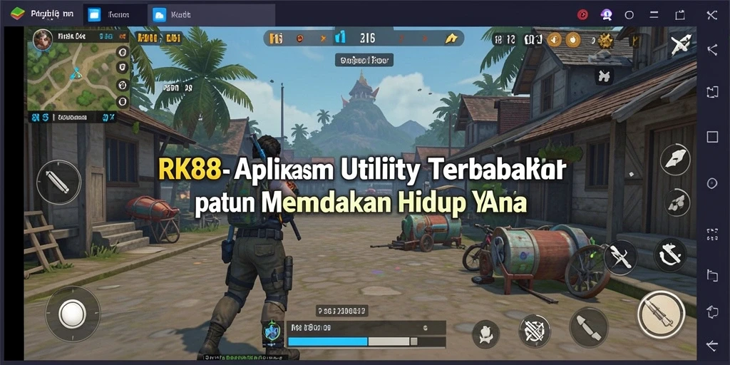 Screenshot utama dari RK88 menampilkan antarmuka pengguna yang sederhana dan fungsional.