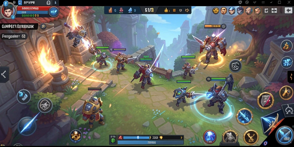 Tampilan gameplay menarik dari RPVIP8 dalam genre SLG.