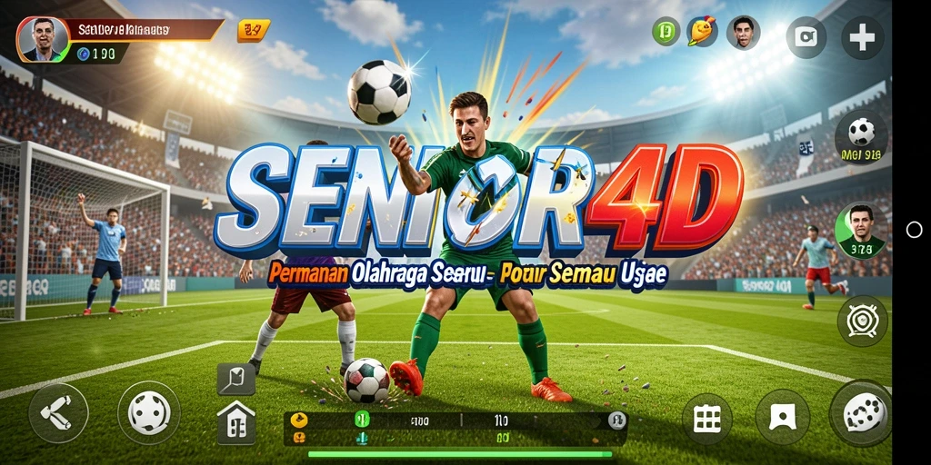 Tampilan gameplay seru dan kompetitif di SENIOR4D.