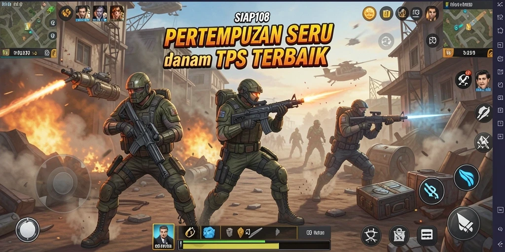 Gameplay mendebarkan dari SIAP108 dengan pertempuran intens.