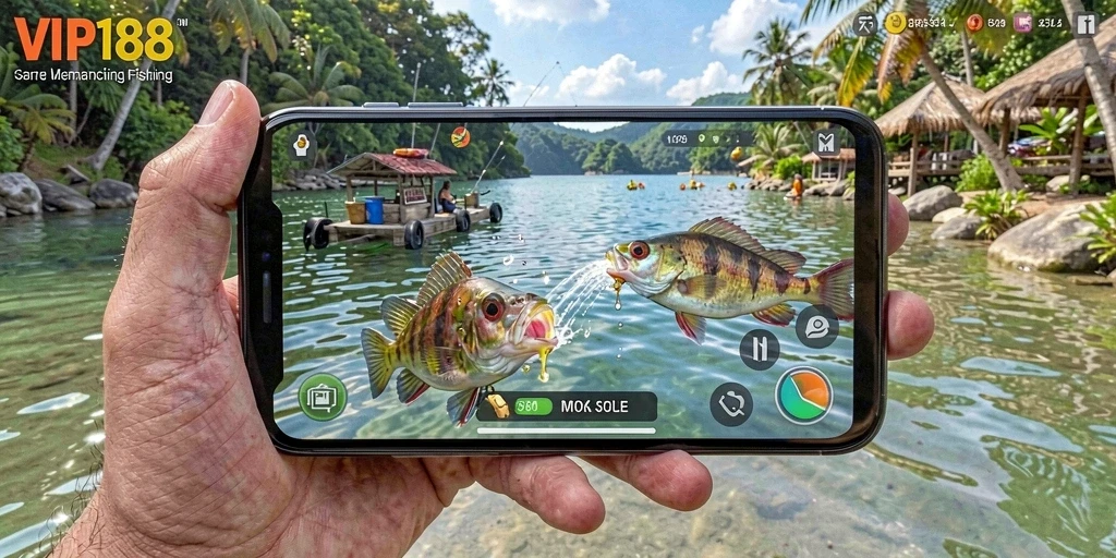 Tangkapan ikan besar dalam gameplay VIP188 yang mendebarkan.