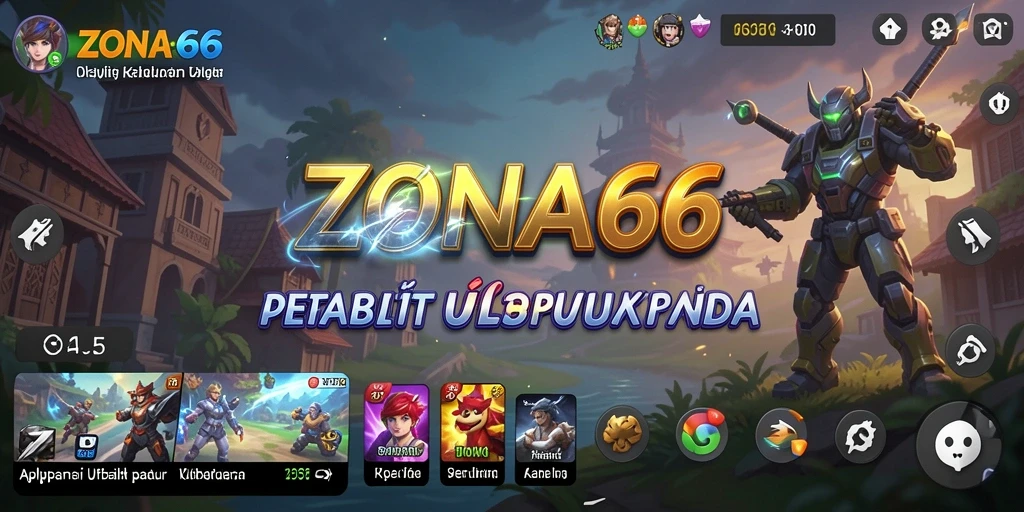 Tampilan antarmuka pengguna ZONA66 yang modern dan fungsional.